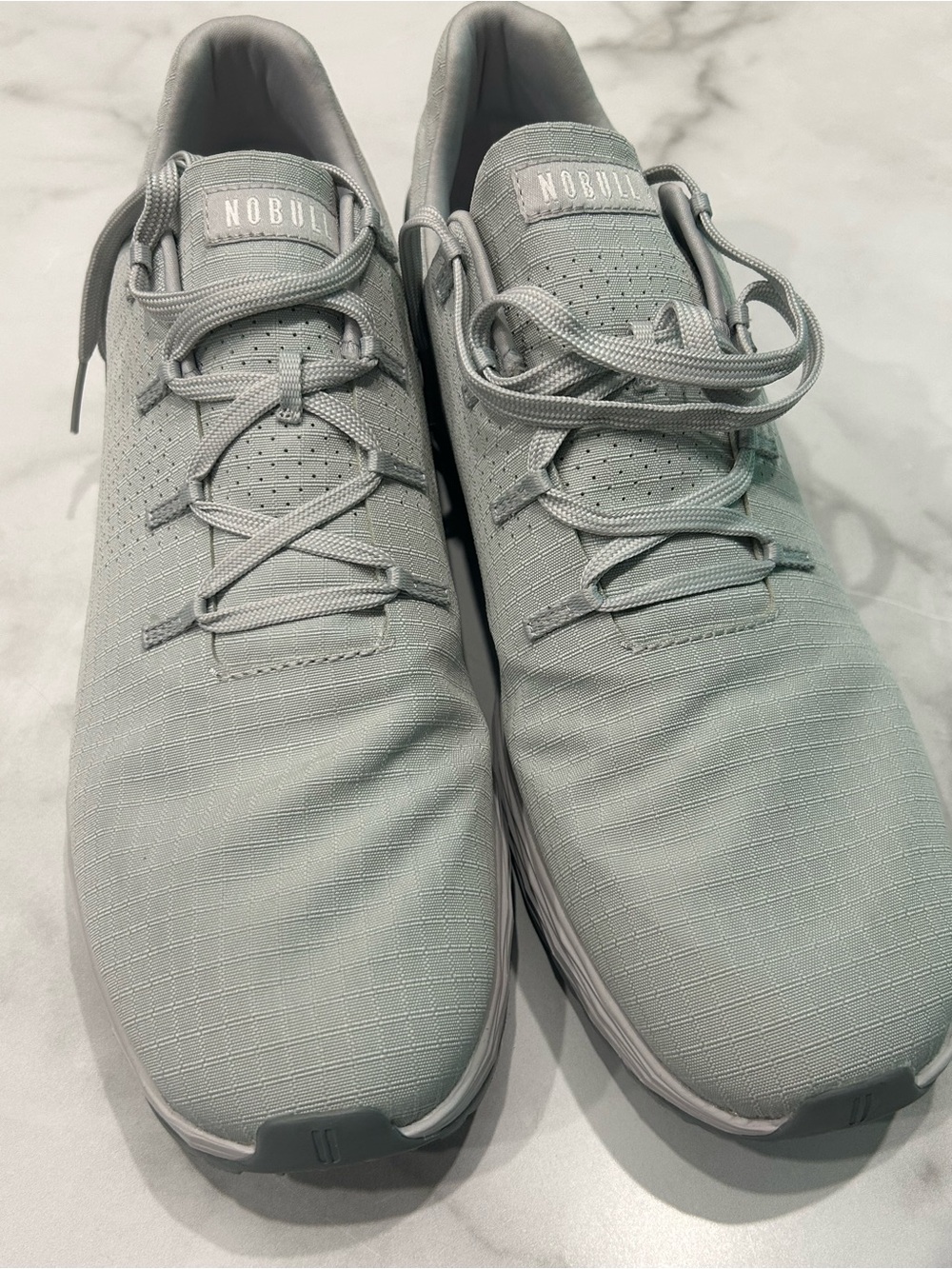 NEW Nobull Ripstop allday Runner Mens Shoes Size 16 Sneakers light gray - Picture 4 of 15
